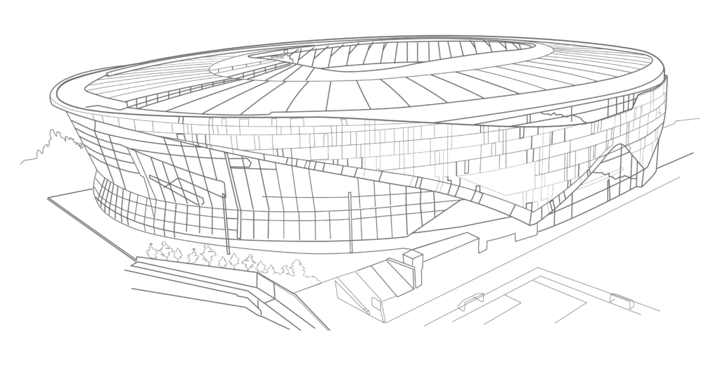 Tottenham Hotspur stadium LED laser Lamp – Colour Illusion